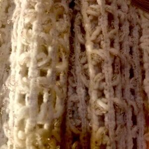 VANILLA scarf/ wrap/ extra long gold thread🌸soft